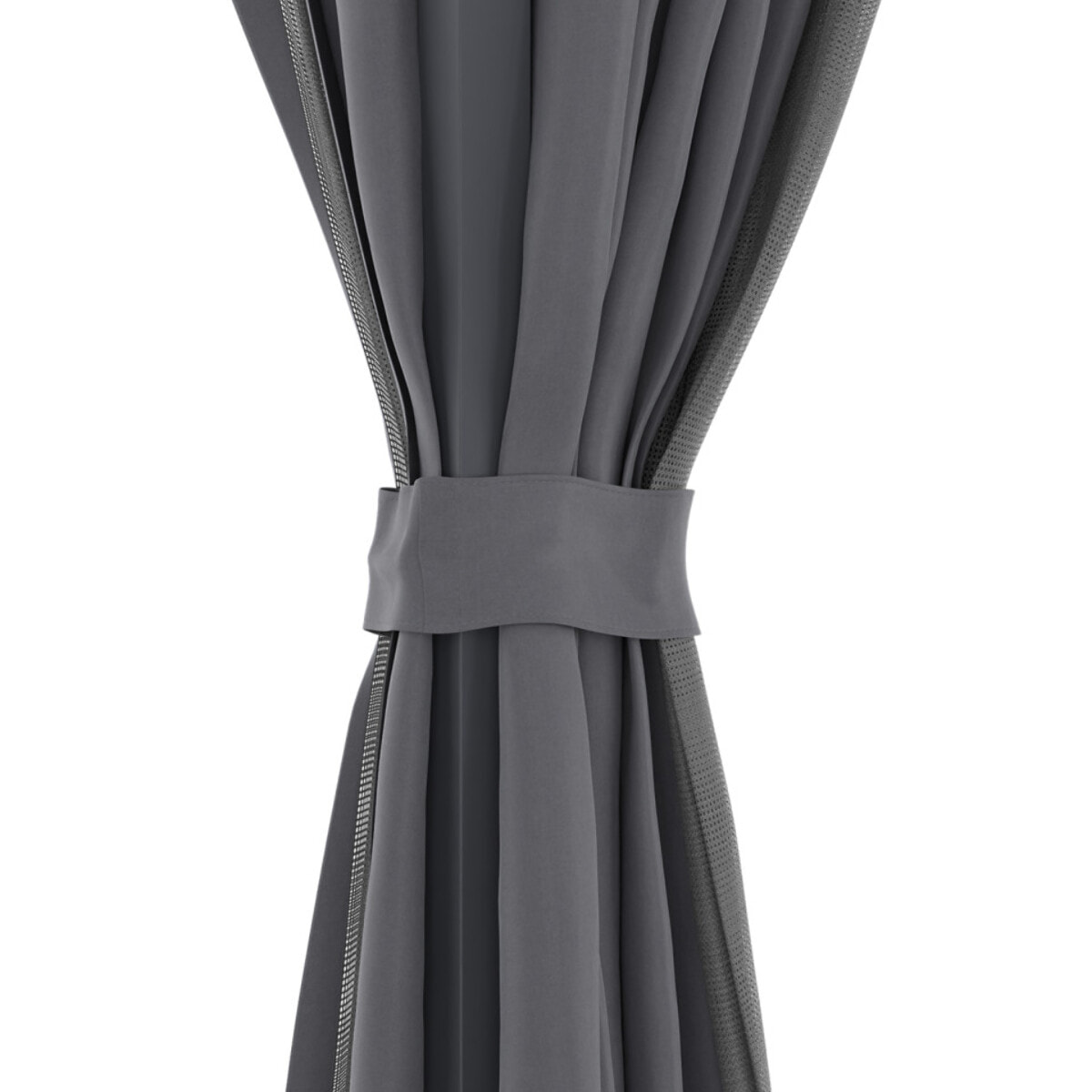 Pergola Marina 3x4m toit rétractable + 4 rideaux moustiquaires