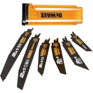 Coffret 6 lames scie sabre - DEWALT - DT2440L-QZ