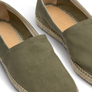 Icónica alpargata Pablo estilo camping en algodón orgánico lavado