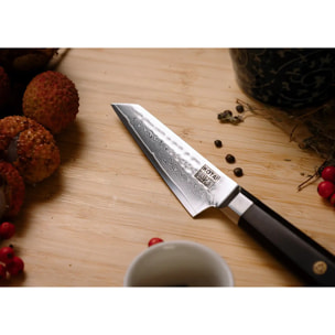 Juego de 2 Cuchillos de Base "Bunka Damascus" - Acero de Damasco