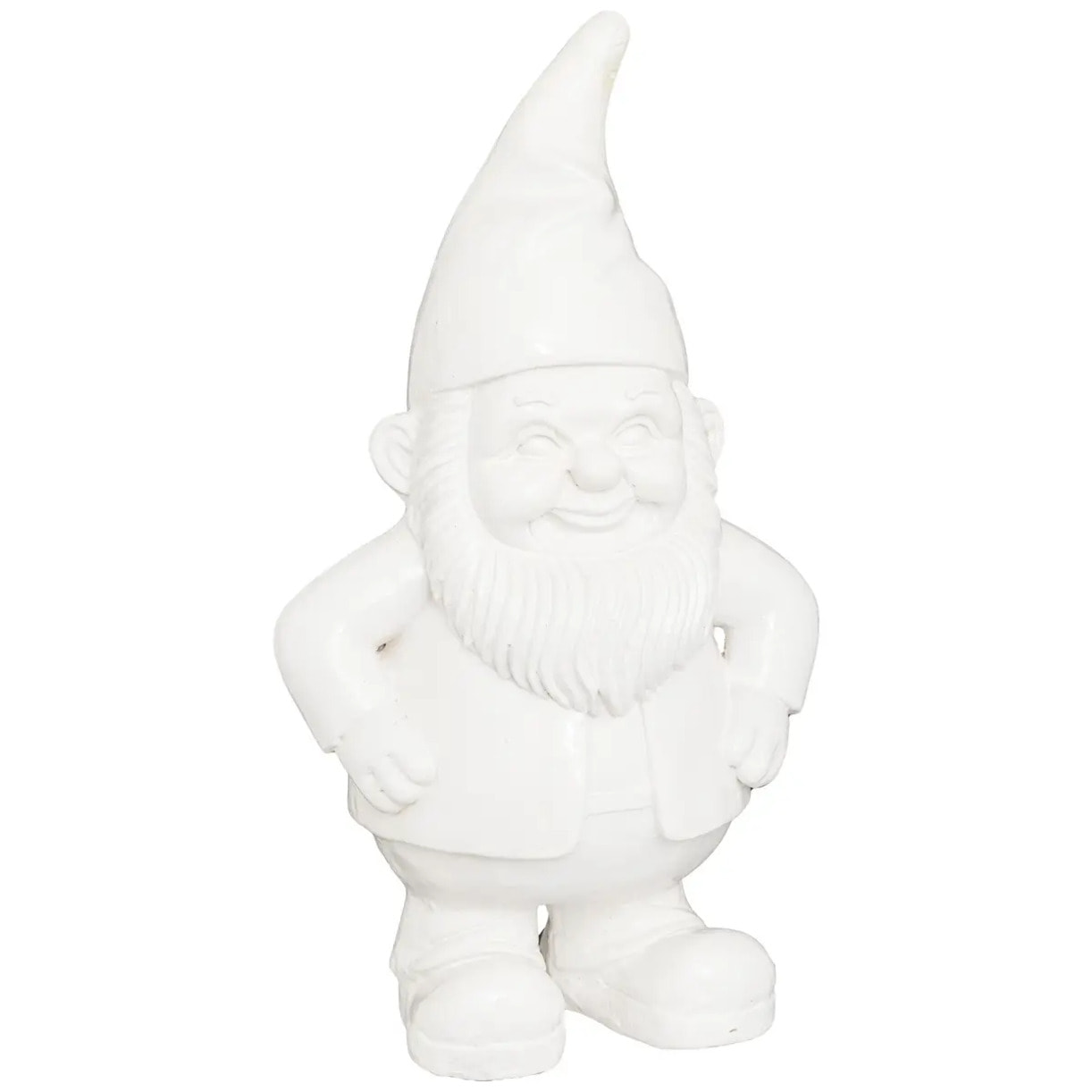 Statue nain de jardin déco extérieur Anao H.42cm résine assorti