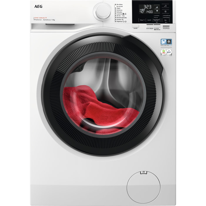 AEG Lavadora de libre instalación Serie 6000 ProSense® Autodose de 9.0 kg LFR6194O2Q