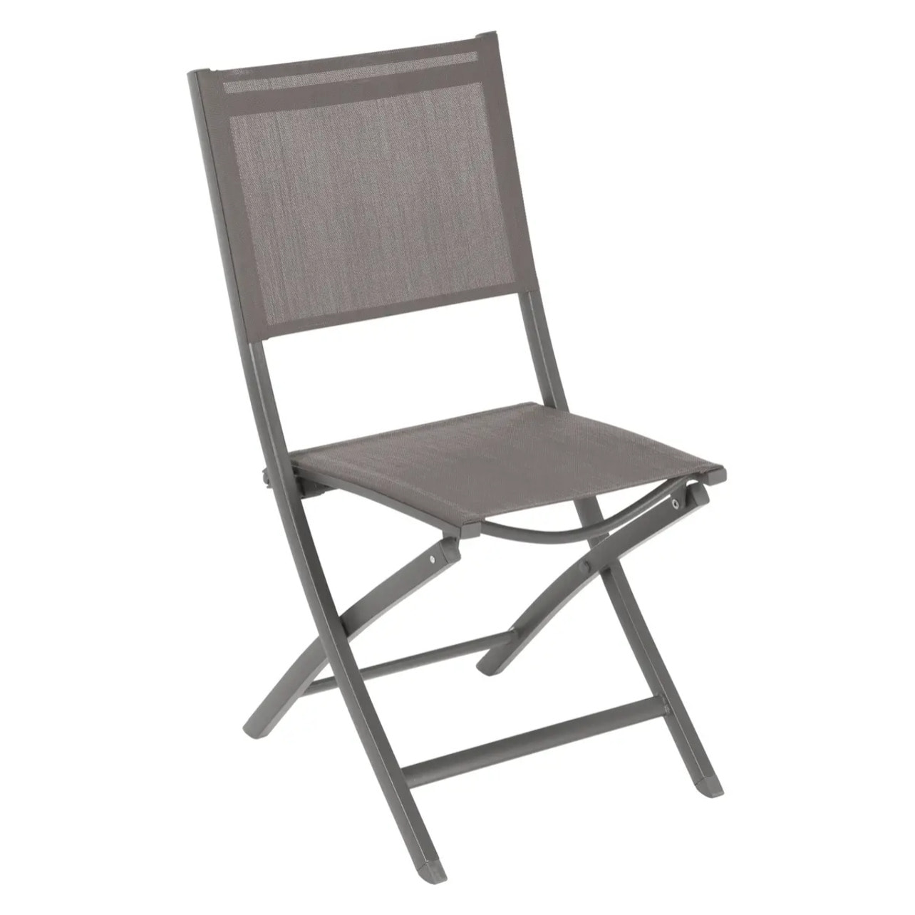 Lot de 4 chaises de jardin pliantes Essentia Wengé & Tonka