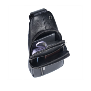 Marsupio  da uomo In Vera pelle Made in Italy 18x33x7 cm