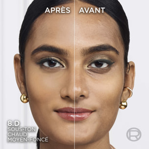 L'Oréal Paris Accord Parfait Fond de Teint Fluide 8.D Cappuccino Doré 30ml