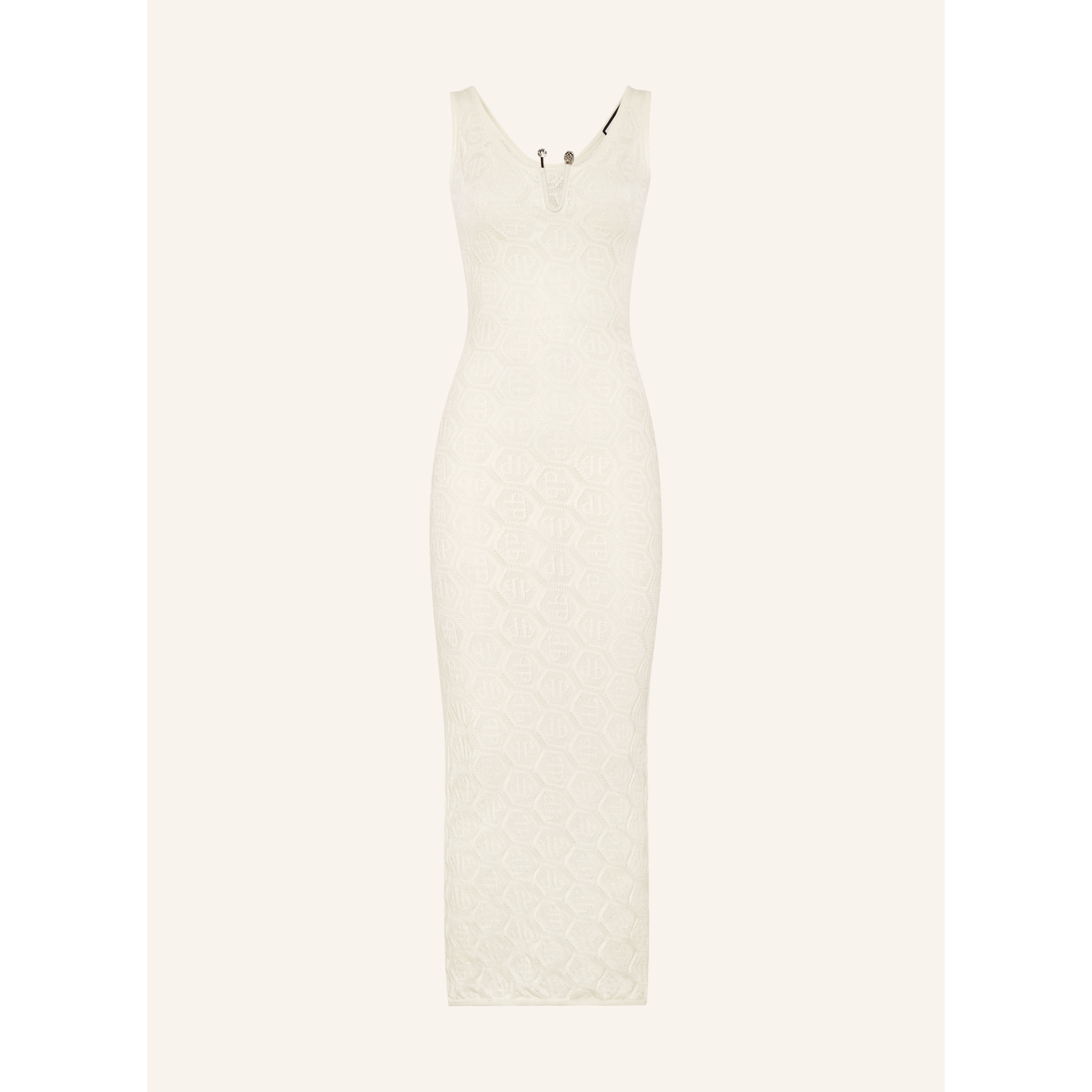 PHILIPP PLEIN Vestido de día de punto MONOGRAM