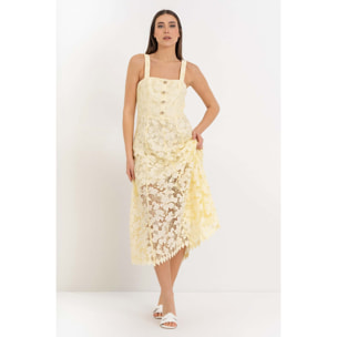 Kocca - Abito midi con pizzo Donna