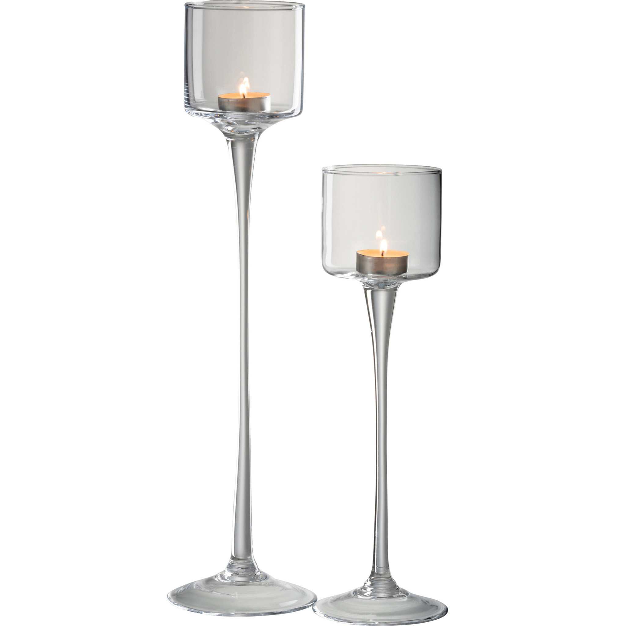 J-Line photophore Sur Pied - verre - transparent - large