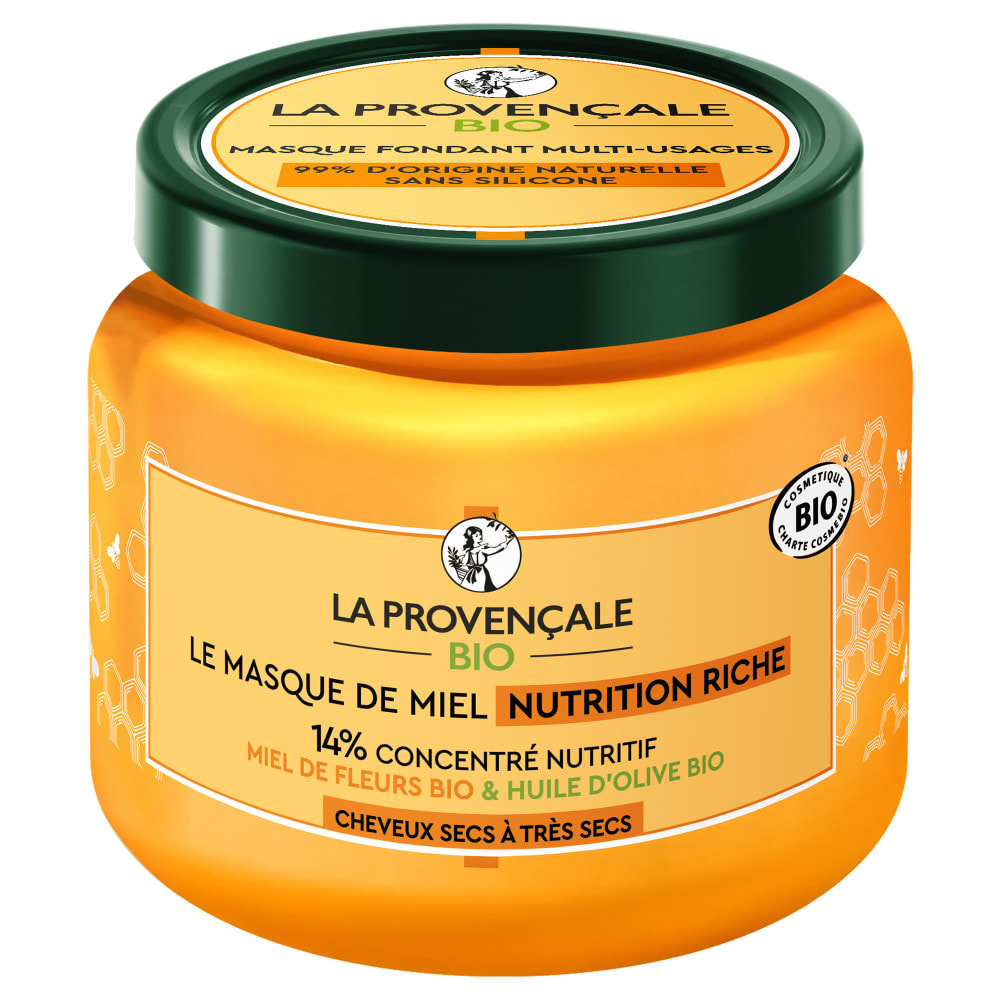 Lot de 6 - La Provençale Bio Le Masque de Miel Nutrition Riche 330ml