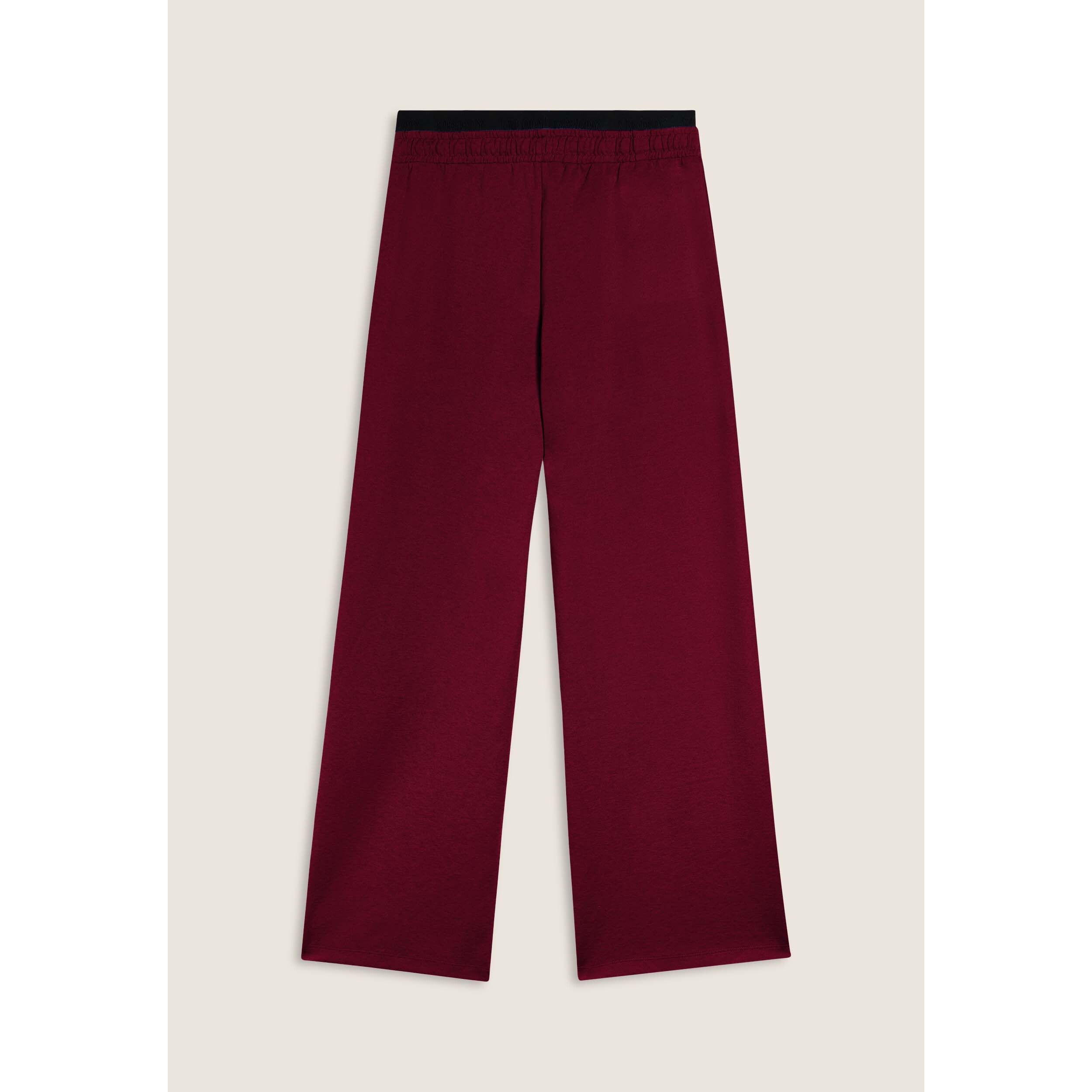 Pantaloni donna oversize con ricamo