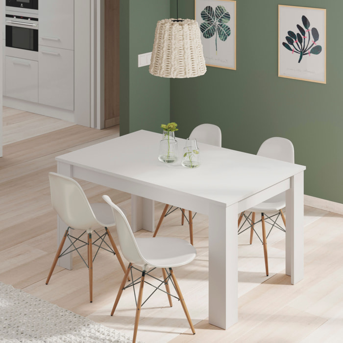 Mesa extensible fany 140-190 cm blanco