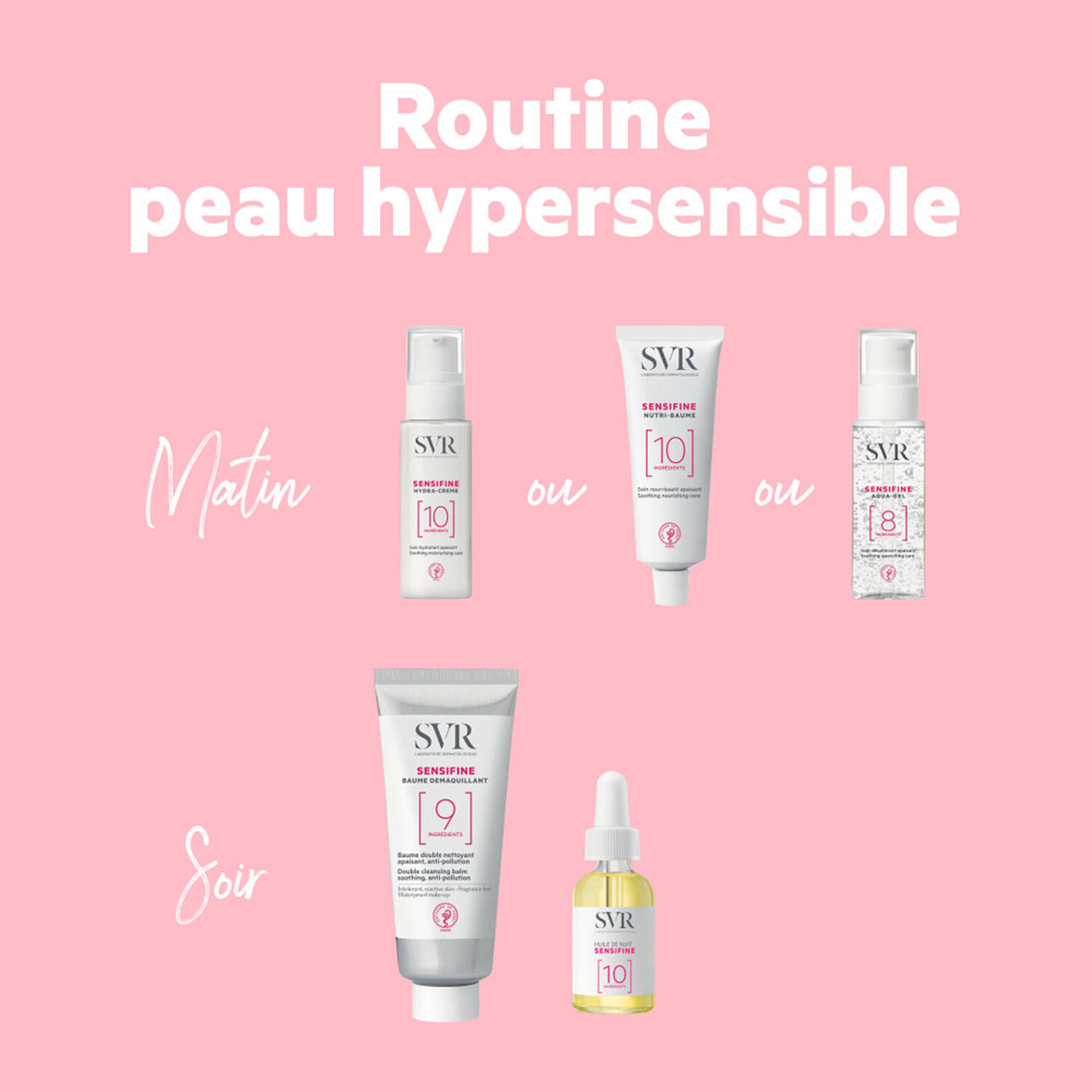 Sensifine - Baume Démaquillant Double Nettoyant Apaisant, Anti-Pollution 100G