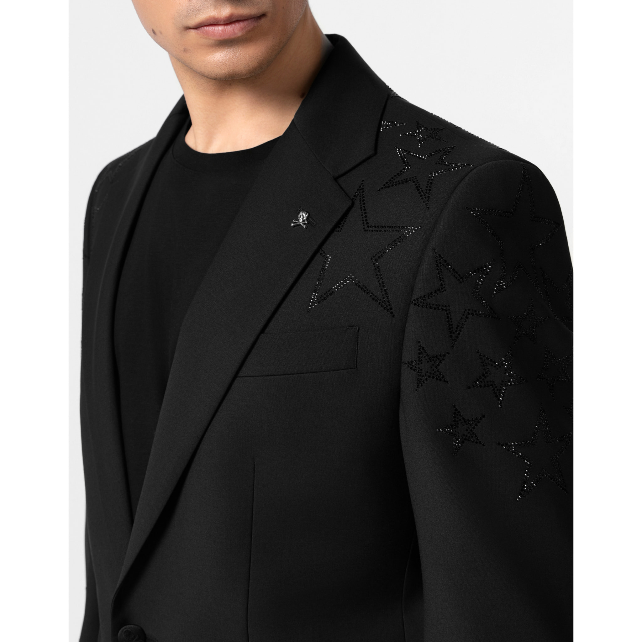 PHILIPP PLEIN Blazer Gigolo Fit Stars Stones