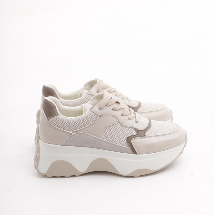 SNEAKERS OVERSIZE CHOCOLA' PANNA