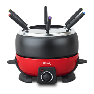 Fondue 6 Personas, 800 W, 2 Litros.