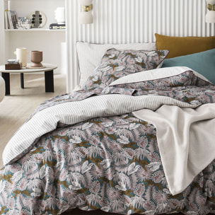 Housse de couette en percale de coton, LUXURIA, Multicolore