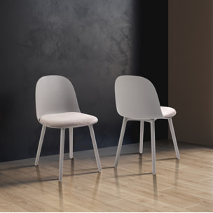 Oresteluchetta Set 4 Sedie TELLA DARK GREY