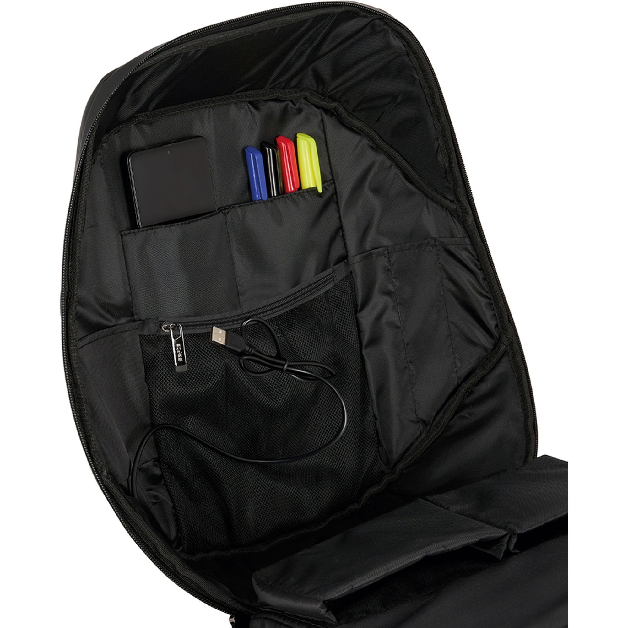 Mochila sistema reduccion de peso safta business "black"