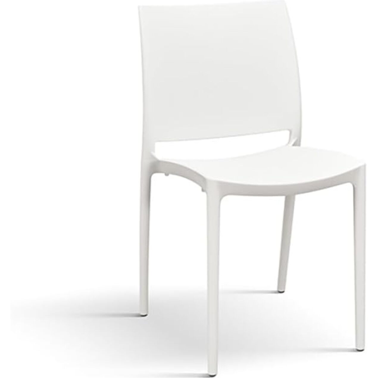 Set di 4 sedie NORTH BEACH in polipropilene bianco