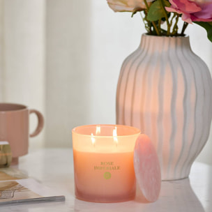 Bougie parfumée Liana 320g Rose impériale