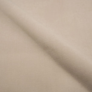 Lit coffre 160x200 cm en tissu blanc déhoussable - Safia