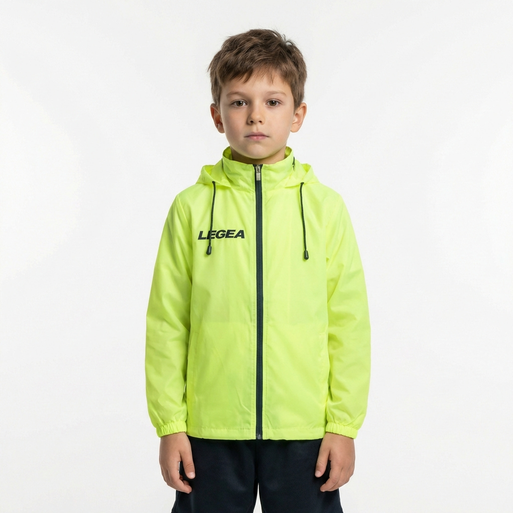 Giacca impermeabile da pioggia CAIRO giallo fluo