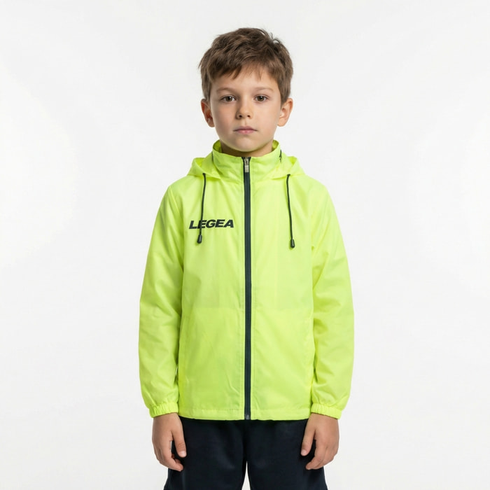 Giacca impermeabile da pioggia CAIRO giallo fluo