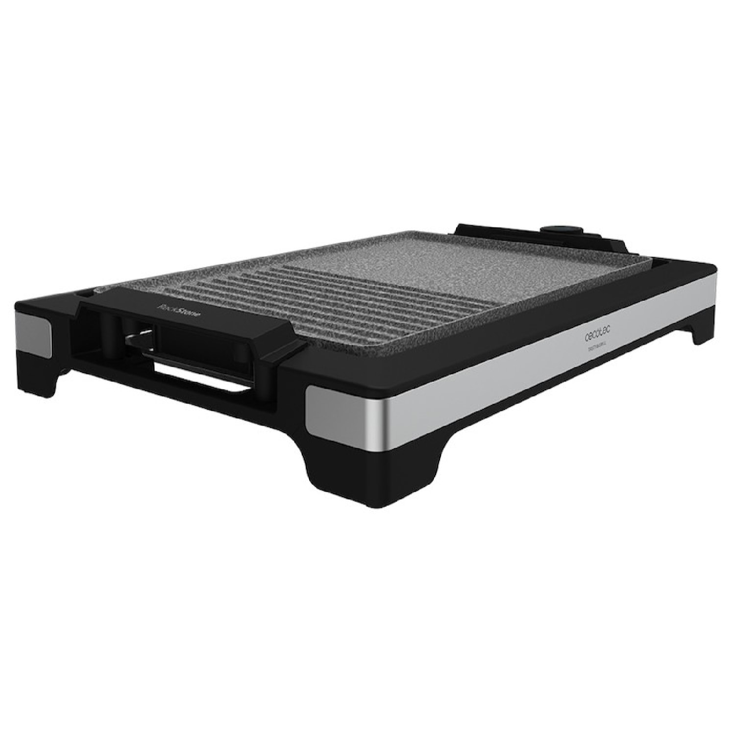 Plancha de asar Eléctrica Tasty&Grill 2000 Inox MixStone. 2000 W, Acabados acero