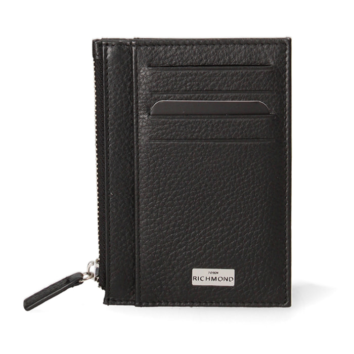 Porta carte da uomo In Vera pelle Made in Italy 9,75x10x2,75 cm