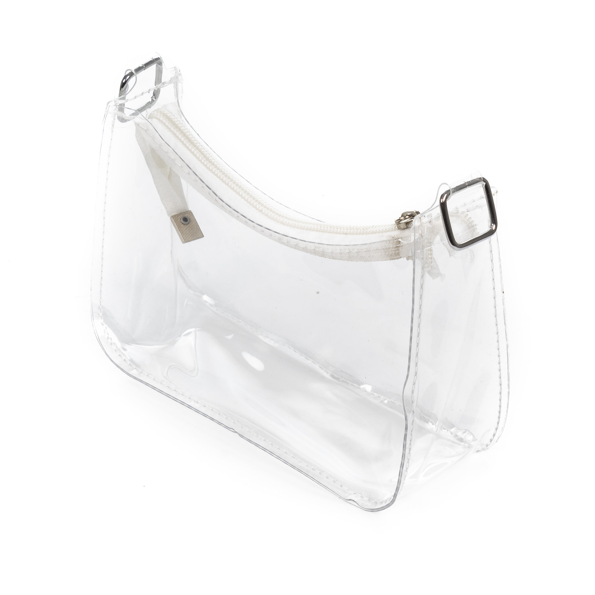 Zerfaliu bolso de hombro mini en PVC transparente.