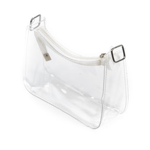 Zerfaliu bolso de hombro mini en PVC transparente.