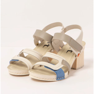 Sandalias con tacón 1875 NAPPA MULTI CREAM/ I WISH color Multi cream