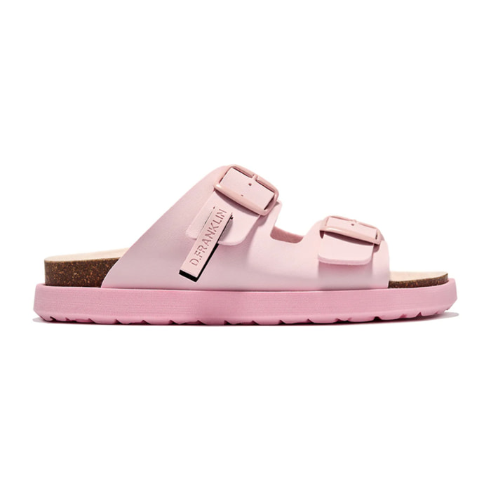 Sandalias de Mujer Cierre Hebilla  en Rosa Vibe Champion