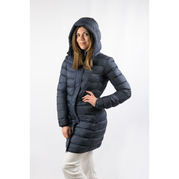 Chaqueta Munich Long Jacket dela marca ECOON - Azul oscuro