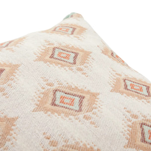 Coussin "Ikat" jacquard 38x38cm
