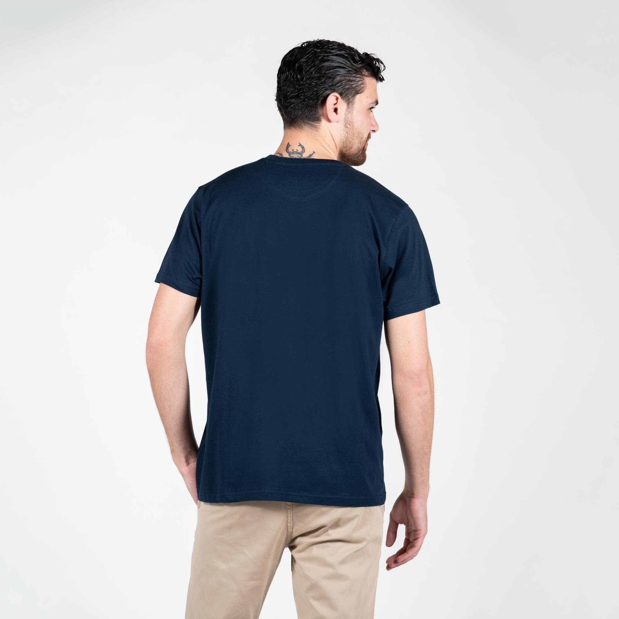 T-shirt basic con logo ricamato