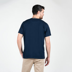 T-shirt basic con logo ricamato