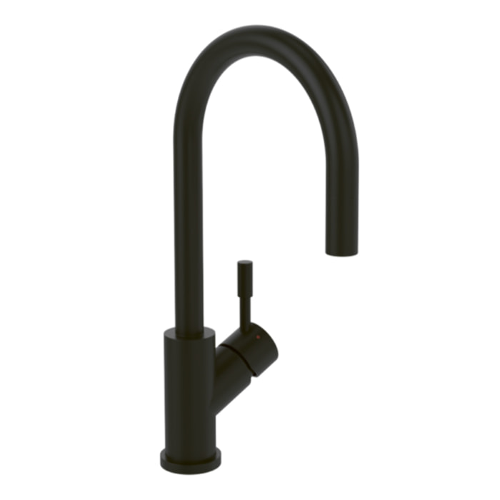 Robinet cuisine Umbrella flex noir mat