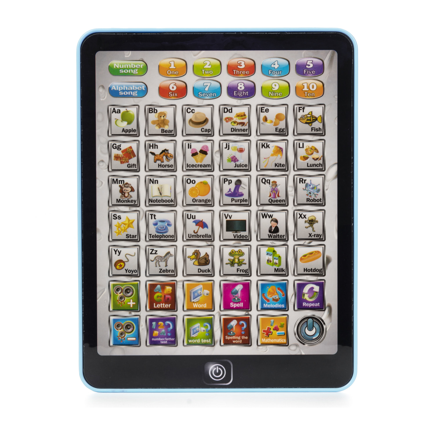 Macchina per l'apprendimento dell'inglese con suoni.