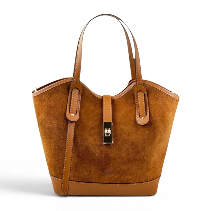 Borsa a spalla Cheval Firenze Gallipoli F/W Cuoio