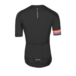 MAILLOT DE CICLISMO MANGA CORTA PARA HOMBRE BLUEBALL EN NEGRO CON LOGO BLANCO