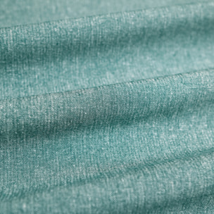 Torchon de cuisine en coton uni aspect tissé - Bleu