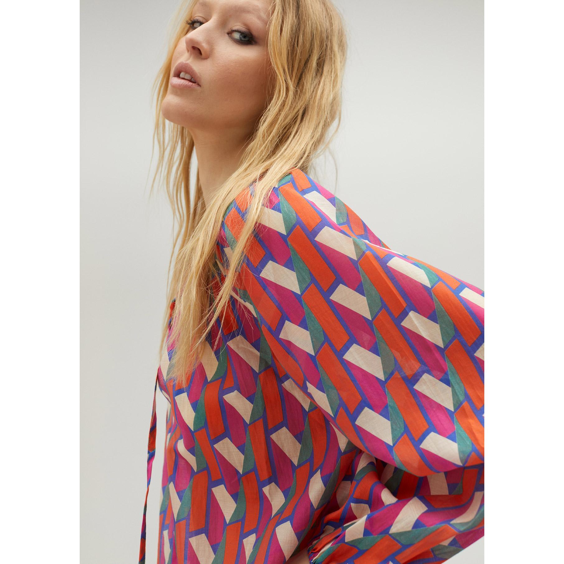 Camicia logo multicolore