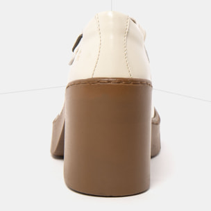 Zapatos 1984 NAPPA SHINNY CHAMPAGNE/BERNA color Champagne