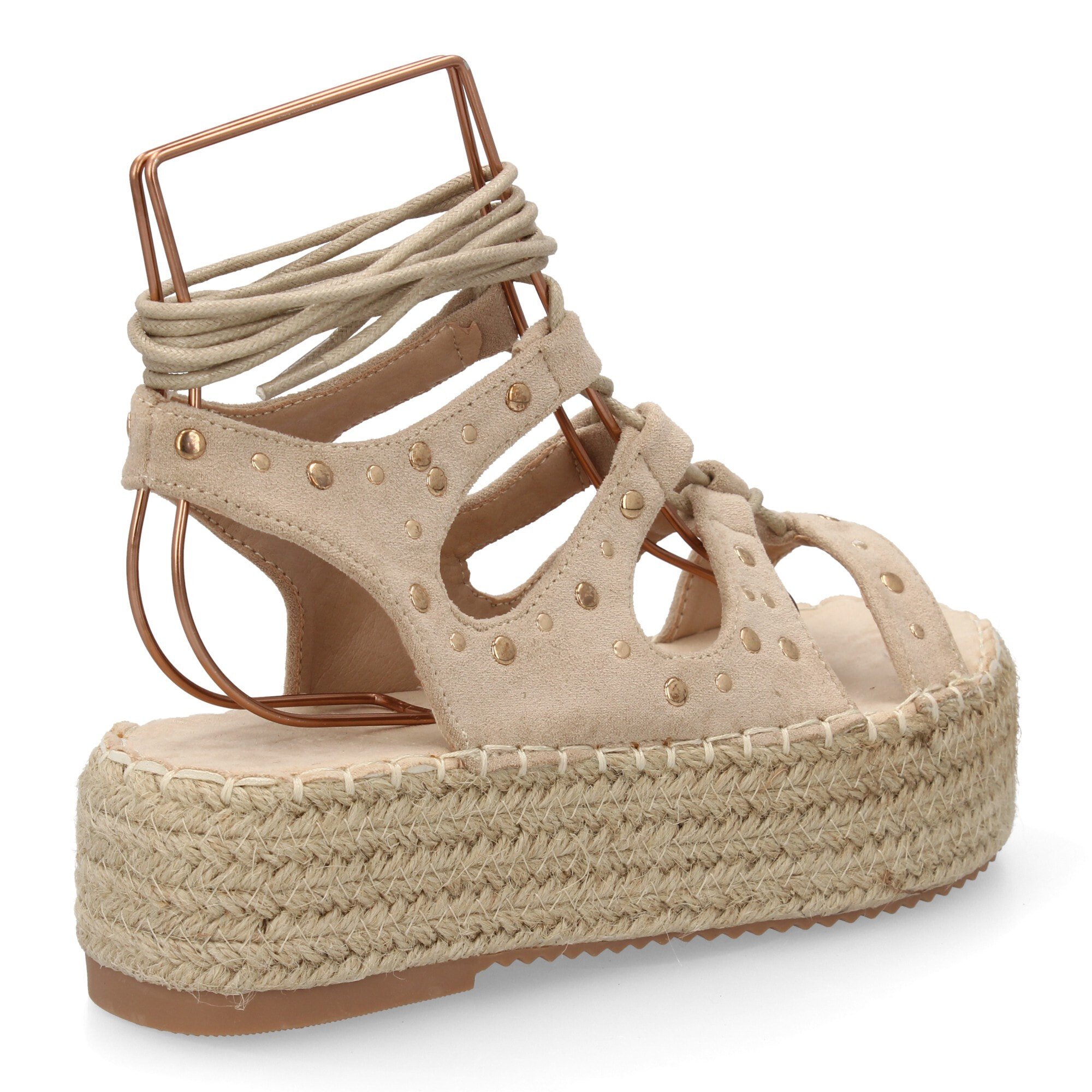 Sandalia plataforma romana mujer elegante