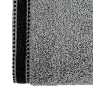 Drap de douche "Joia" - coton 550 gr/m² - gris foncé 70x130 cm