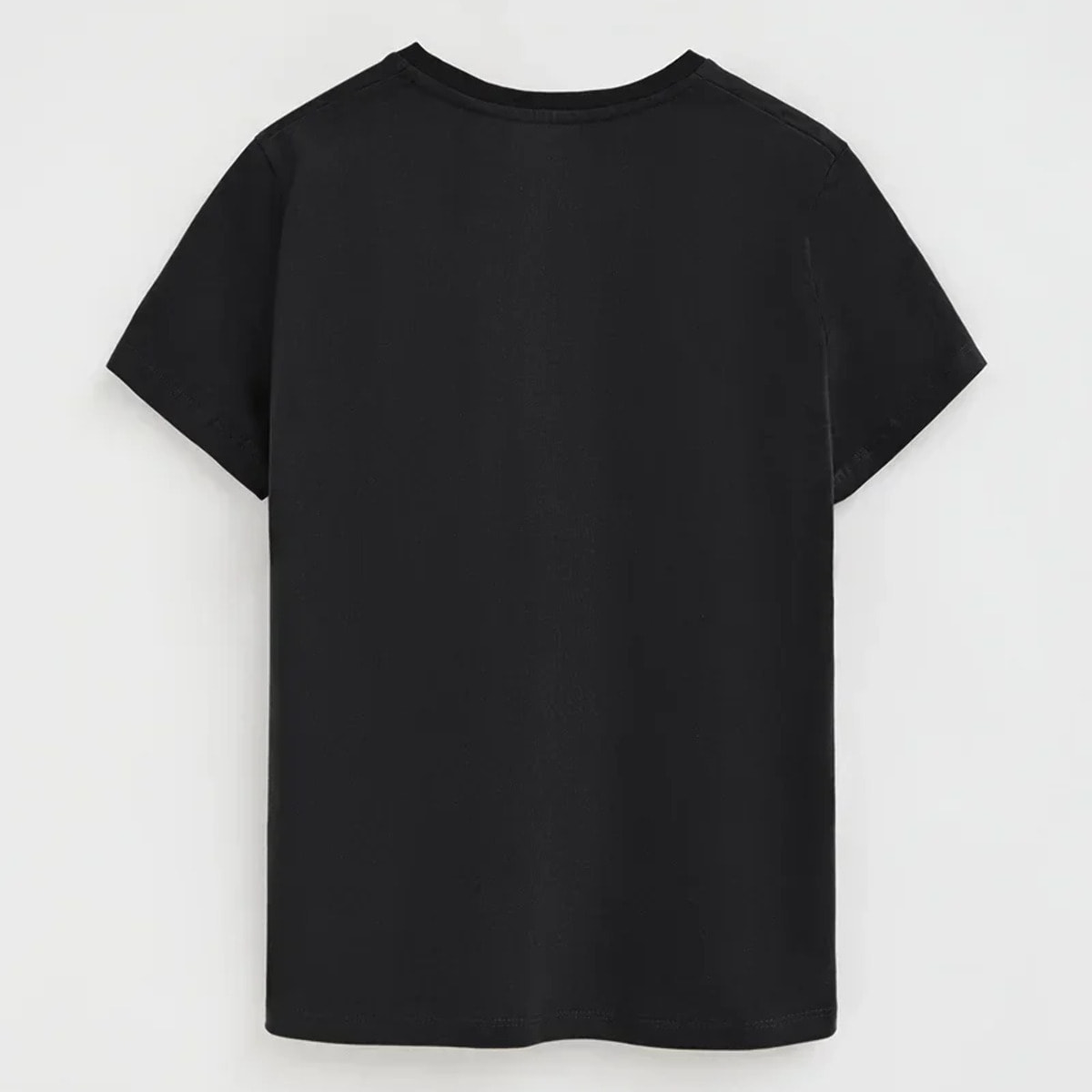 Pack mujer de dos camisetas negra y blanca de manga corta y cuello pico con bordado Rigby Go