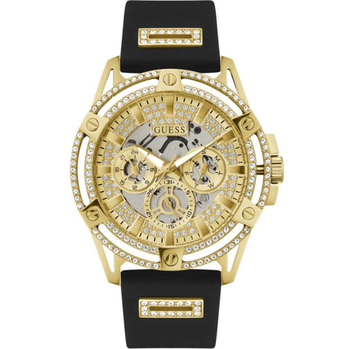 Reloj Guess GW0537G2 Hombre Analogico Cuarzo con Correa de Silicona
