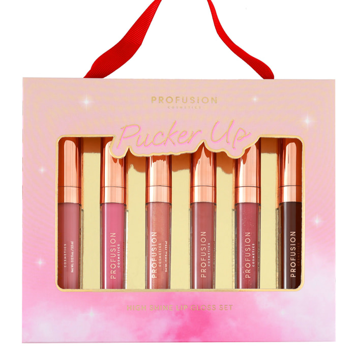 Pucker Up - Coffret 6 Gloss Ultra Brillant