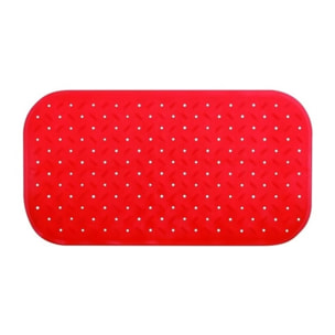 tapis Fond de baignoire antidérapant Caoutchouc CLASS Rouge MSV